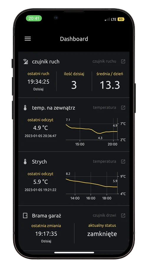 termometr z aplikacją